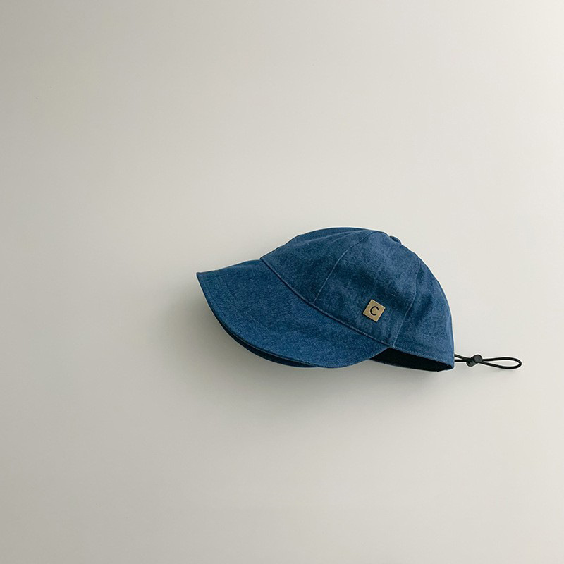 Sombrero de pescador infantil coreano de vaqueros primavera y otoño y verano sombrero de pato protector contra el sol sombrero de caballo para bebés para hombres y mujeres