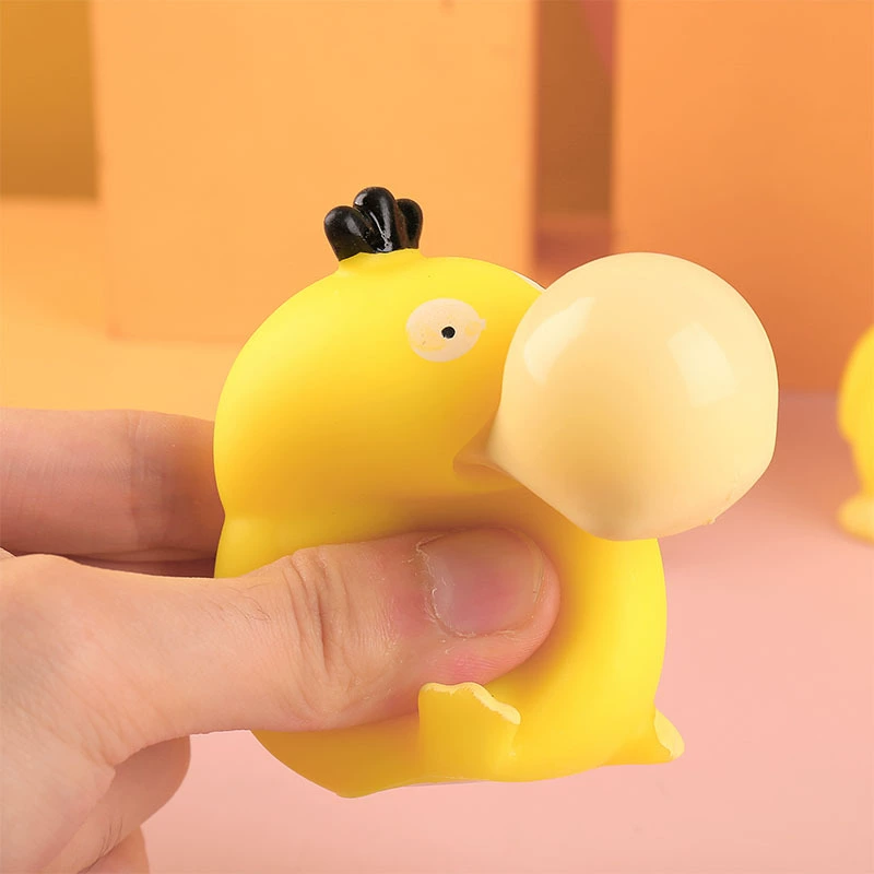 Мультяшная игрушка, слизь, пластиковая кукла, антистресс