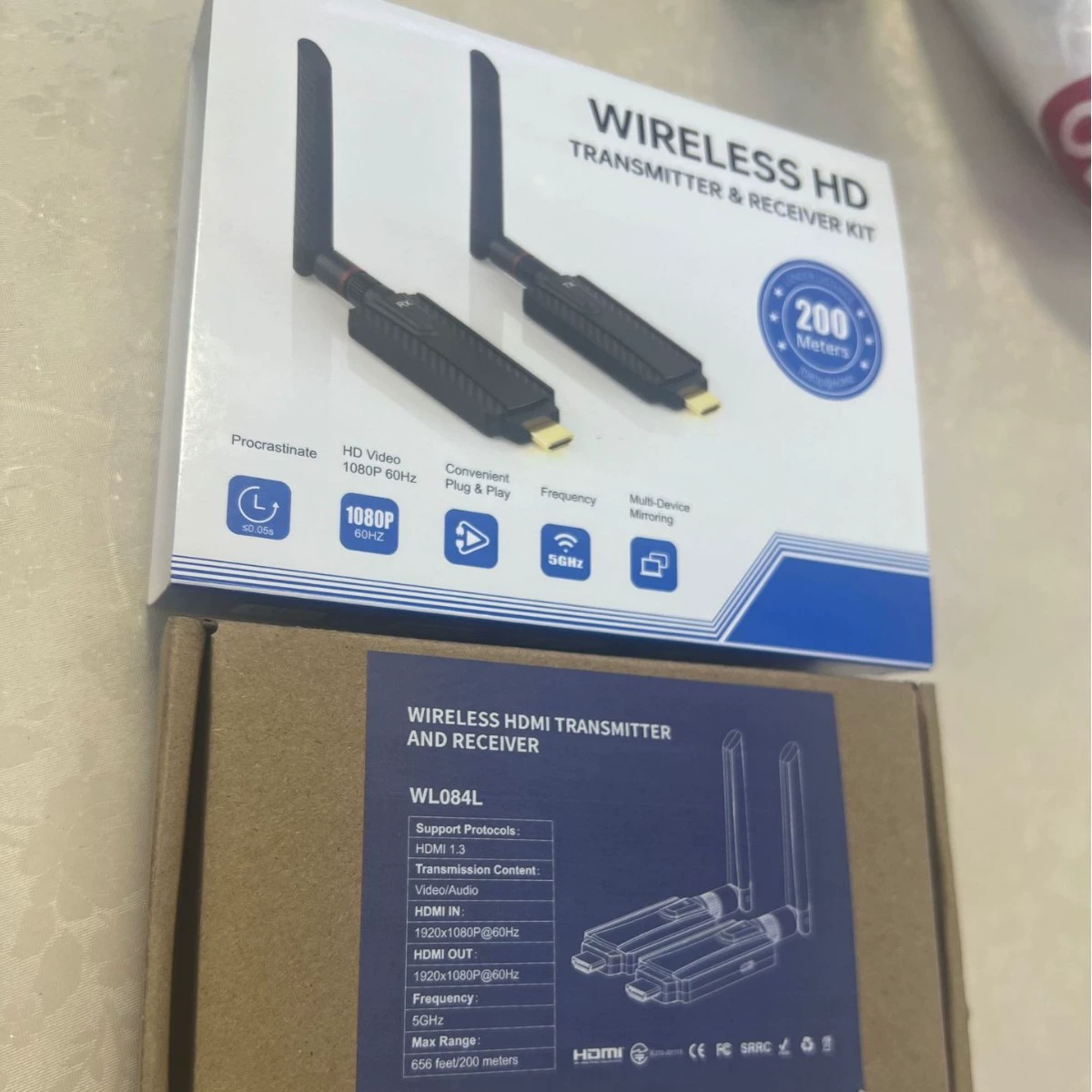 Wireless transmitter, laptop, projector, mobile phone, 200m