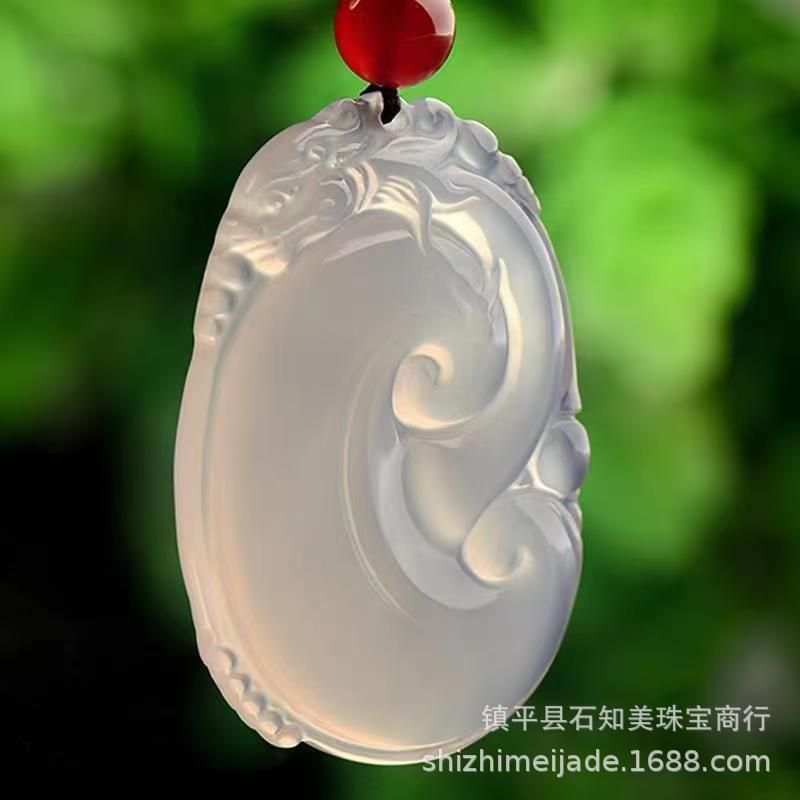 氷玉白玉弥勒仏玉ペンダント男女兼用瑪瑙祥雲ロック貔貅各種ペンダント在庫直販|undefined