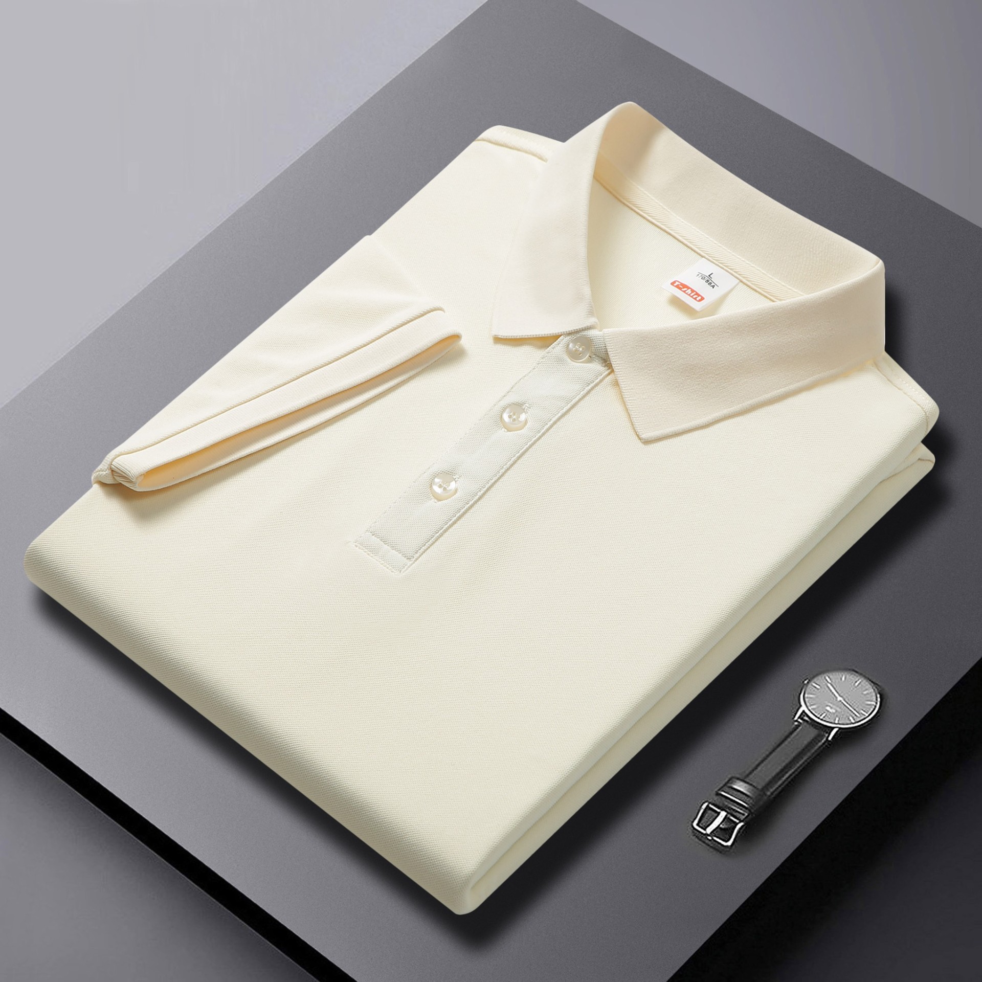 Camisas de algodón de perlas personalizadas LOGO gratis polo con solapa camiseta de manga corta para hombres y mujeres ropa de trabajo de verano fábrica transfronteriza al por mayor