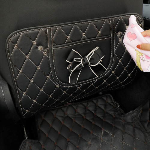 Car rear seat back anti-kick pad children's cartoon cute rear seat protective pad car safety seat anti-wear pad
