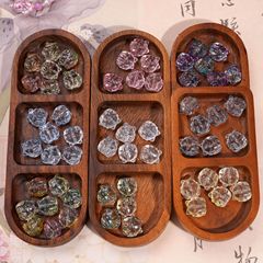 玻璃九尾狐散珠子手工diy配饰手串珠链项链手链饰品配件材料批发