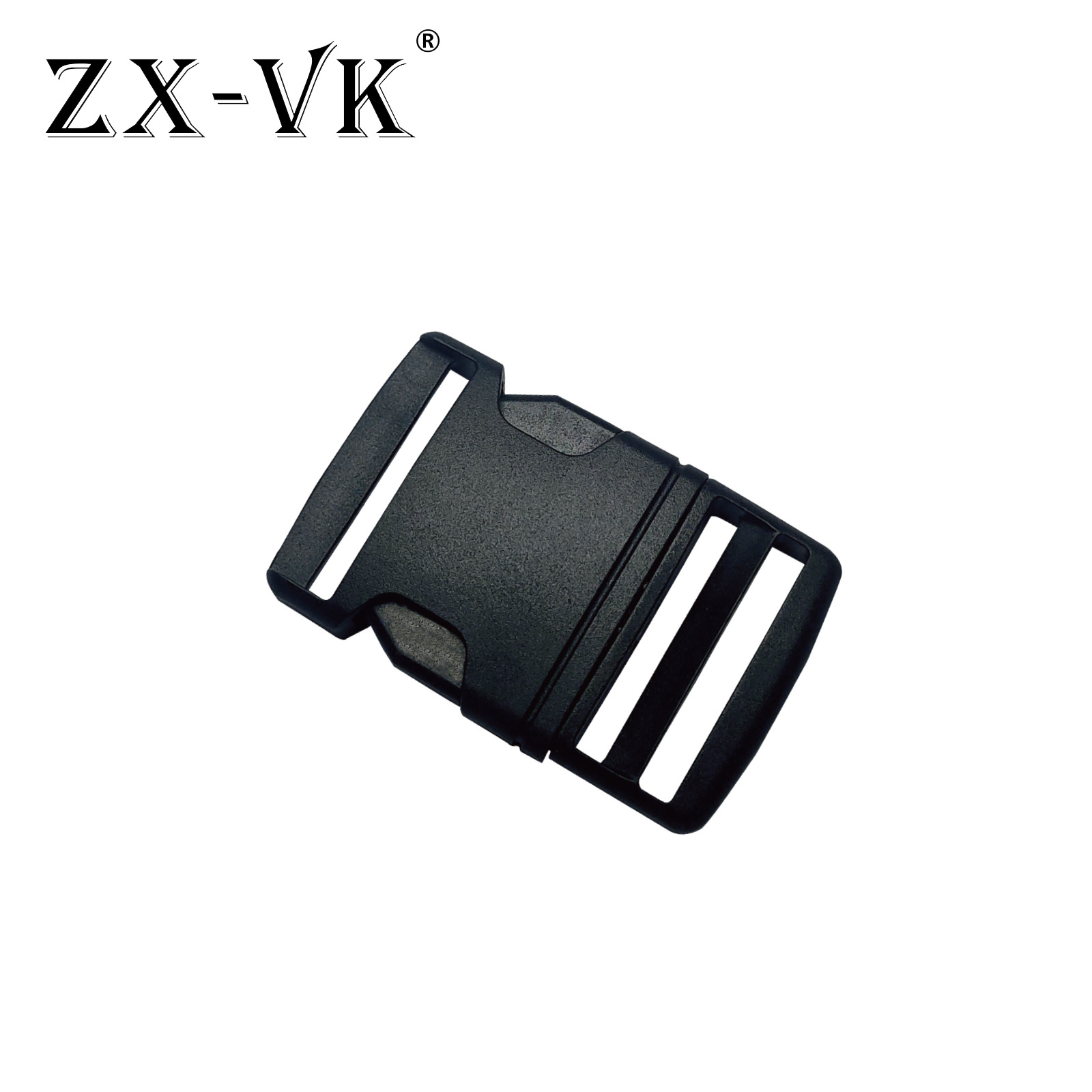 En stock suministro de alta calidad de plástico hebilla accesorios de equipaje mochila hebilla POM material negro hebilla