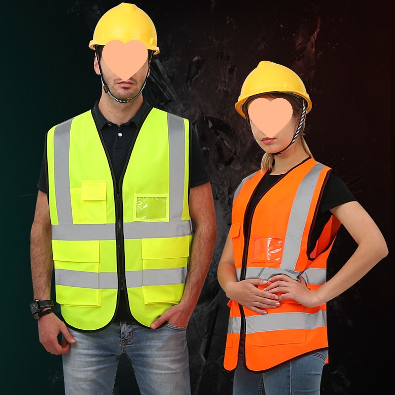 chaleco de seguridad reflectante chaleco de construcción de ingeniería de construcción ropa reflectante de trabajo chaqueta de protección de seguridad de mano de obra ropa reflectante