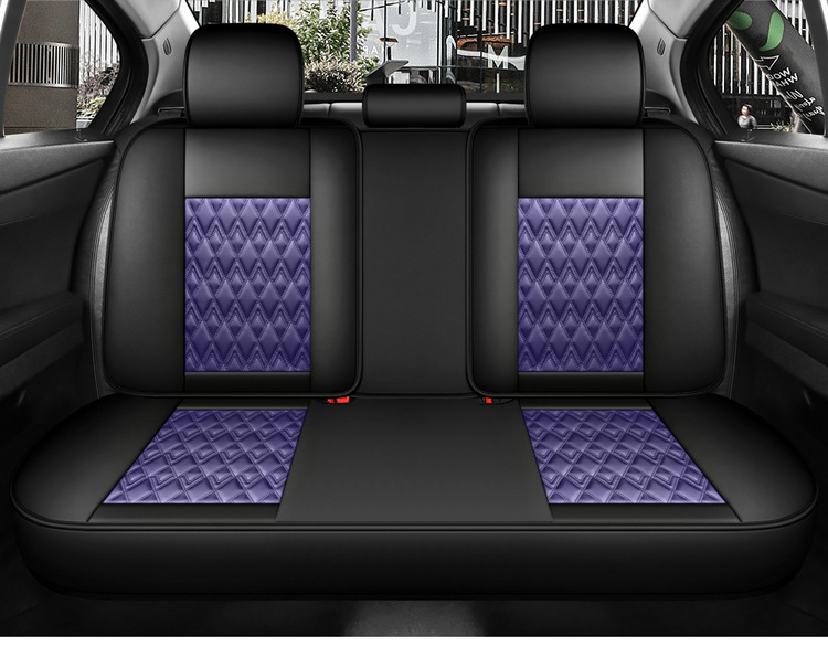 Car Seat Cushion Five-Seater Four-Season Cushion All-Inclusive Universal Seat Cover Seat Cushion Nappa Leather Amazon European and American Cross-Border Breathable