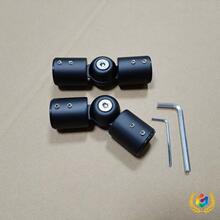 不锈钢圆管万向连接件淋浴房玻璃拉杆固定件窗帘杆连接器跨境