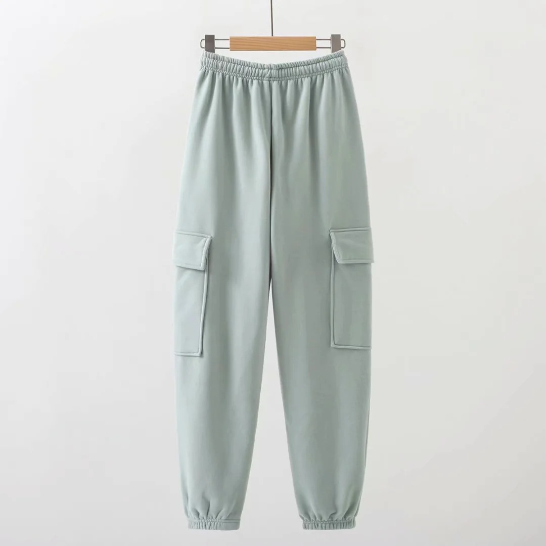 Autumn/winter new plus velvet sweatpants NSAC20142