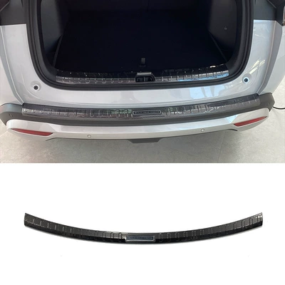 Strips, Modified Welcome Pedals, Trunk – Dekorativ pedal başlıqları - trunk-outside-1-piece-of-outer-guard-plate-abs-carbon-fiber-texture-applicable-to-2026-song-ultra-ev