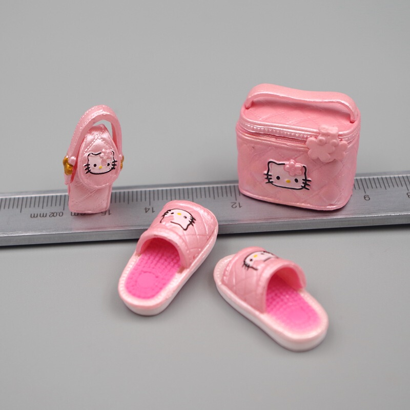 Cute Artificial Slippers, Bags, Mobile Phone Bags, Cosmetic Bags, DIY Patch Materials, Scene Decoration, Ornaments