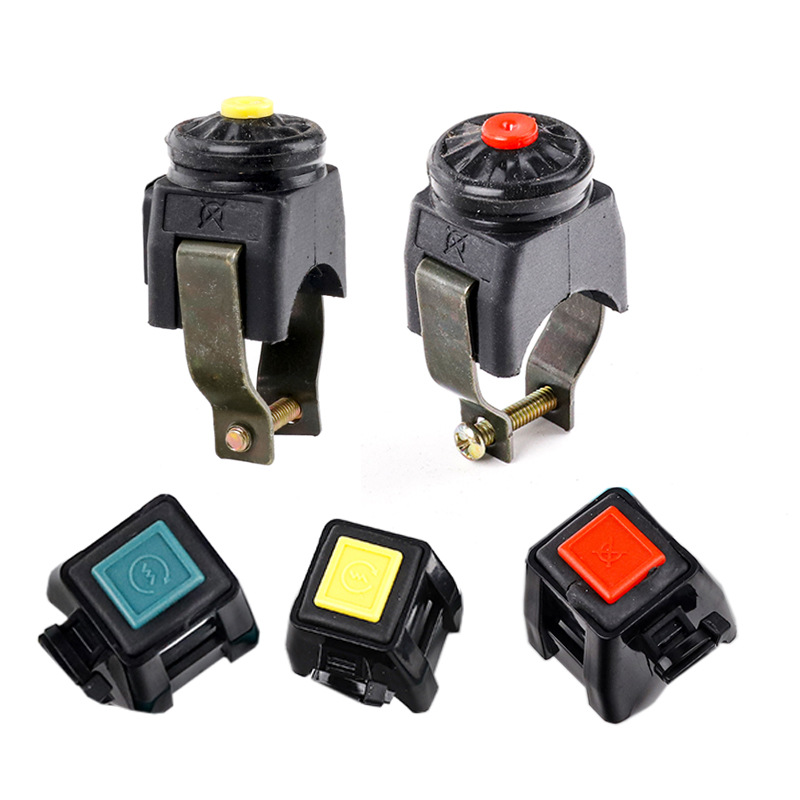 Off-Road Motorcycle Atv Beach Vehicle Accessories Universal Competitive Version Ignition Start and Stop Square Point Switch Red Yellow Green