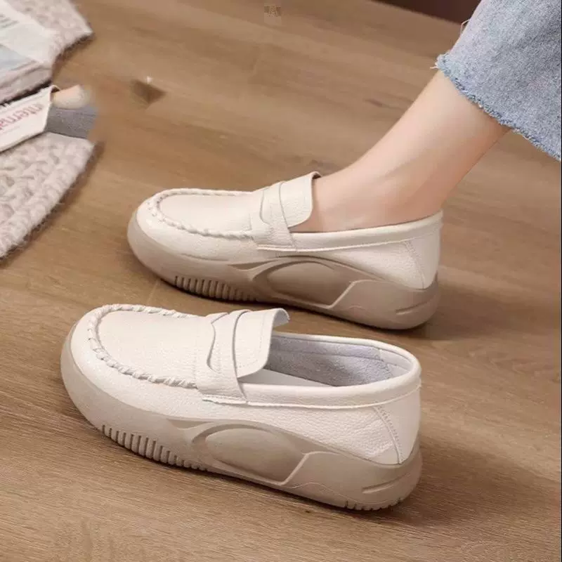 Осенний nurse uniform платформа, обувь, дезодорированные нескользящие туфли для беременных, мягкая подошва, облегчение беспокойных ног