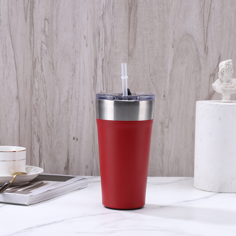 Comercio exterior nuevo 304 taza de vacío de acero inoxidable de doble capa de vacío Boca Grande Cerveza Coche Taza taza de café taza de paja