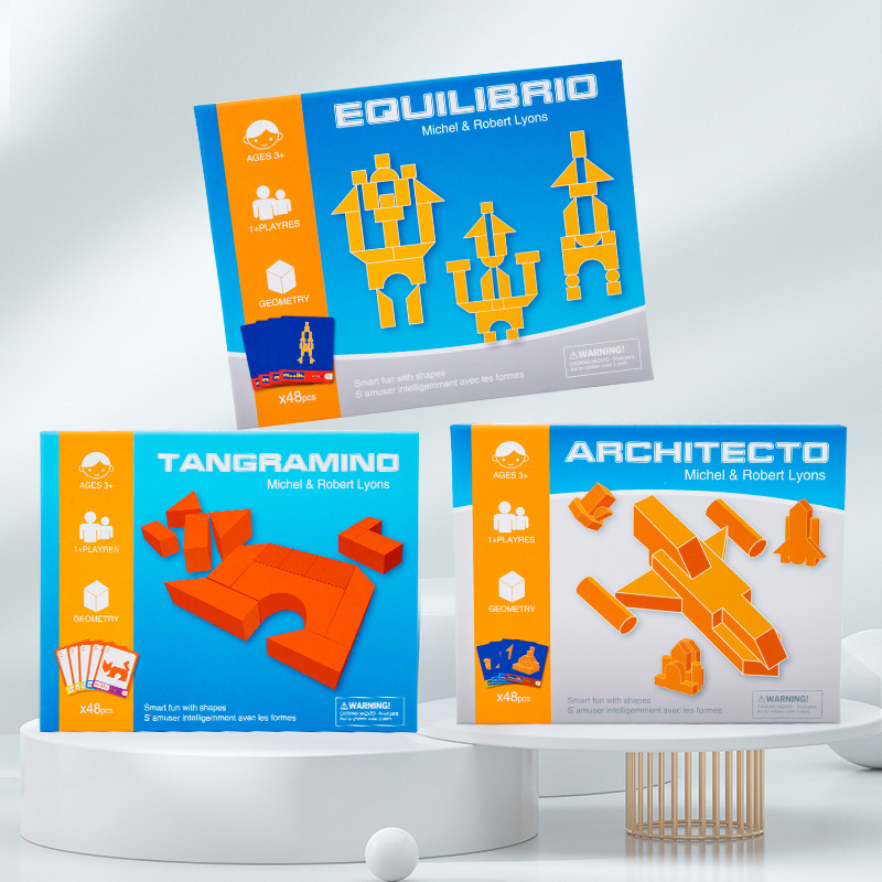 Bloques de construcción de los niños de madera juguete maestro serie educativa avanzada educación temprana montaje de construcción de partículas grandes bloques de construcción de juguete