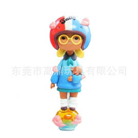 动漫卡通注塑PVC公仔玩偶 树脂企业形象工艺品