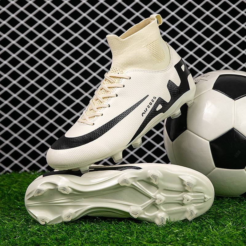 Tenis de Fútbol de Bota Modelo 16 de Cuero Sintético para Césped Artificial