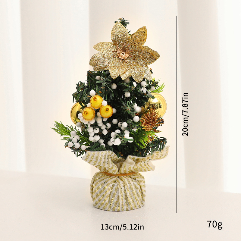 Nuevo mini árbol de Navidad decoración de escritorio de Navidad 20cm en stock al por mayor