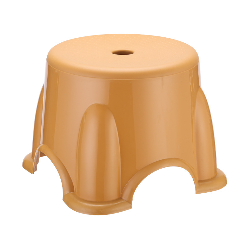 Banquetes bajos de alto soporte de carga banquetes pequeños banquetes pequeños banquetes de plástico banquetes para niños caseros taburetes redondos gruesos antideslizantes banquetes