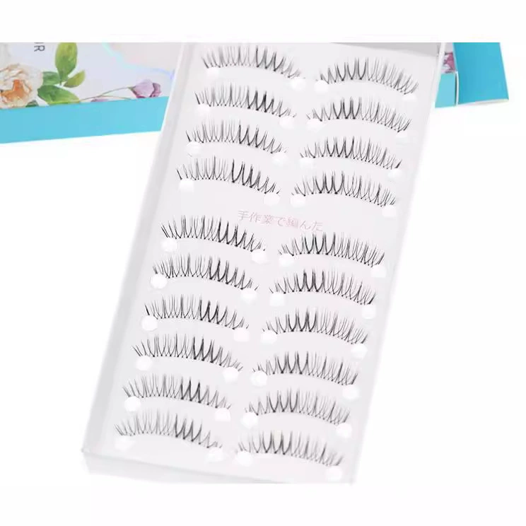 Dense false eyelashes for bride, 10 pair, European style
