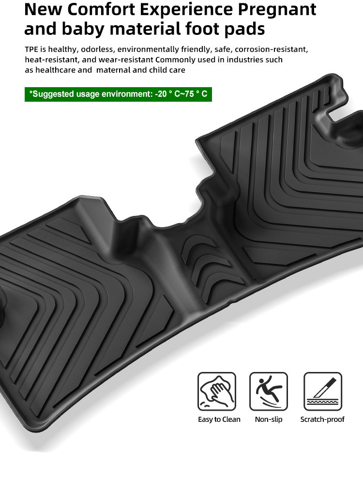 Suitable for 22-24 Honda Wr-V Car Floor Mats, Special Car-Specific All-Inclusive Tpe Floor Mats, Trunk Mats, Cross-Border