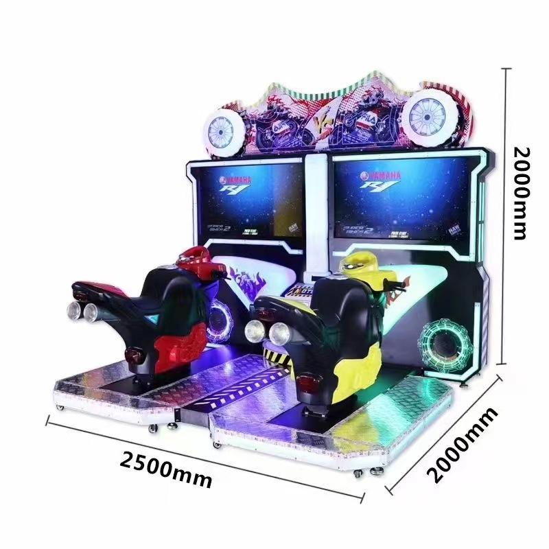 Fuente de fábrica de equipos de videojuegos de entretenimiento a gran escala máquina de juego de monedas motocicleta dinámica