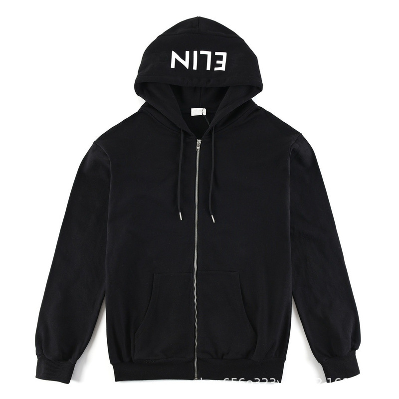 Saijia High Version CL Home Hat Top Large Letter Long Sleeve Hoodie Men's and Women's Sijia C Fashion Brand Zipper Hooded Sweater
