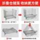 Wholesale mobile B series storage cage steel trolley with wheels storage cage iron frame logistics express turnover metal
