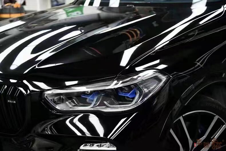 Car TPU ultra-bright crystal piano high-gloss black full car paint protection film, color change film, self-healing anti-scratch car wrap