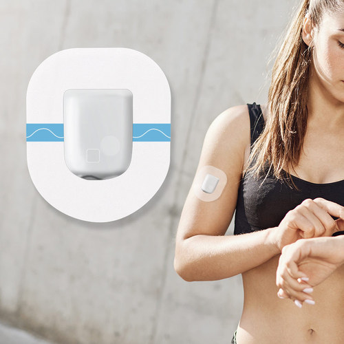 Cross-border best-selling sports anti-slip anti-fall fixing transparent invisible adhesive pad dynamic glucose meter sensor adhesive sticker patch