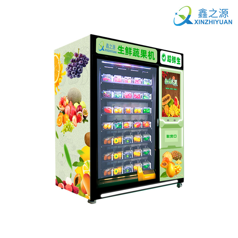 Máquina expendedora inteligente de alimentos frescos Máquina expendedora de frutas Máquina expendedora no tripulada Gabinete de autoservicio Ventas directas personalizadas de fábrica