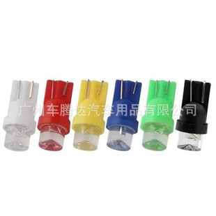 Motorcycle Led Light T10 Rgb Colorful Width Indicator Light Straw Hat 1Led Plug-In Instrument Light Reading Light