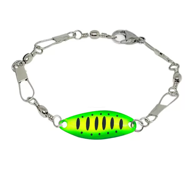 Fishing Lure Bracelet Handmade Fish Hook Swivels and Fishing Lure Bracelet Gifts for Men and Women Anglers and Outdoor Enthusiasts