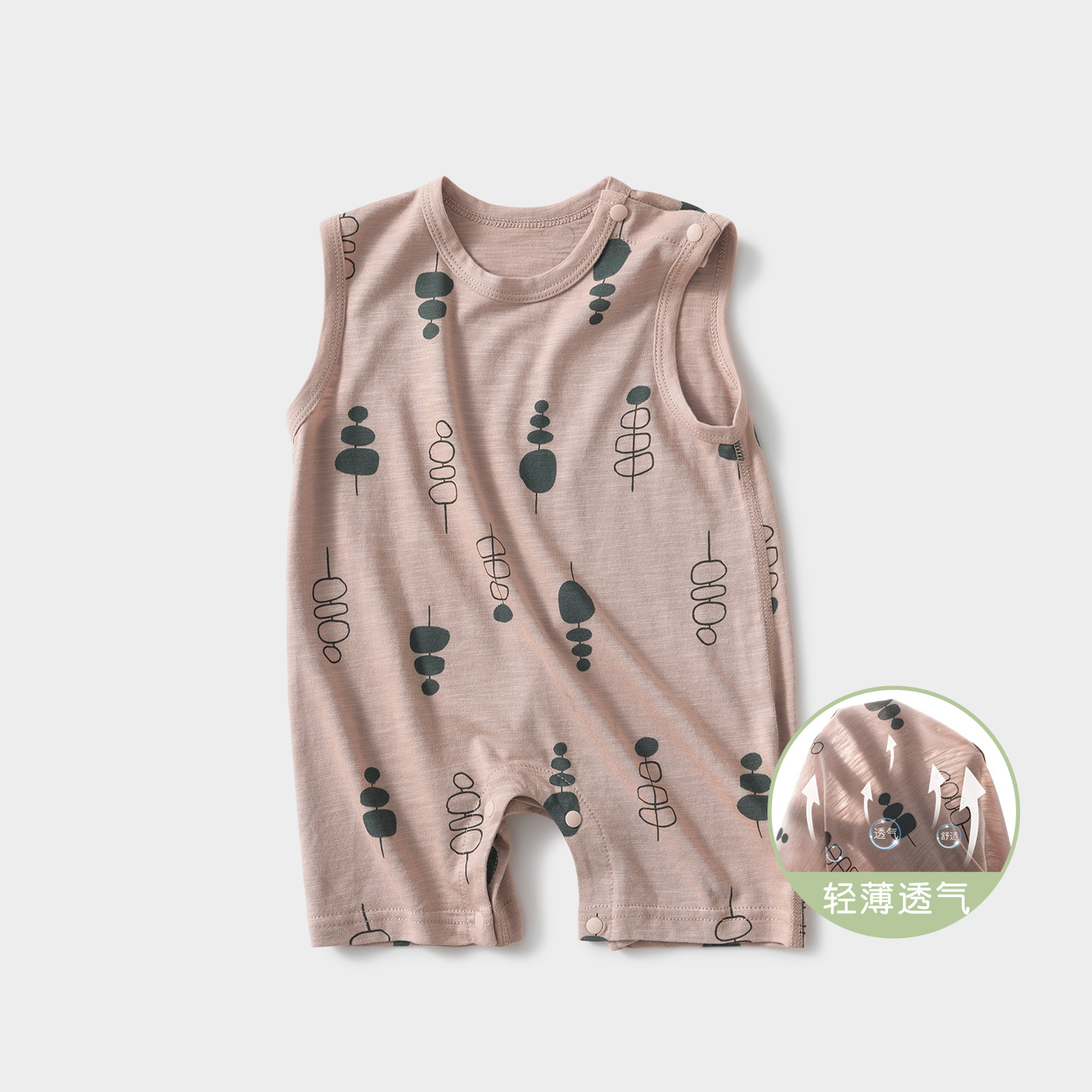 Baby overcoat verano delgado para hombres y mujeres fuera chaleco sin mangas ropa recién nacida ropa de verano bebé image 9