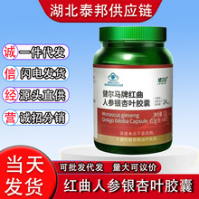 健尔马牌红曲人参银杏叶胶囊40粒/瓶中老年人辅助降血脂调节