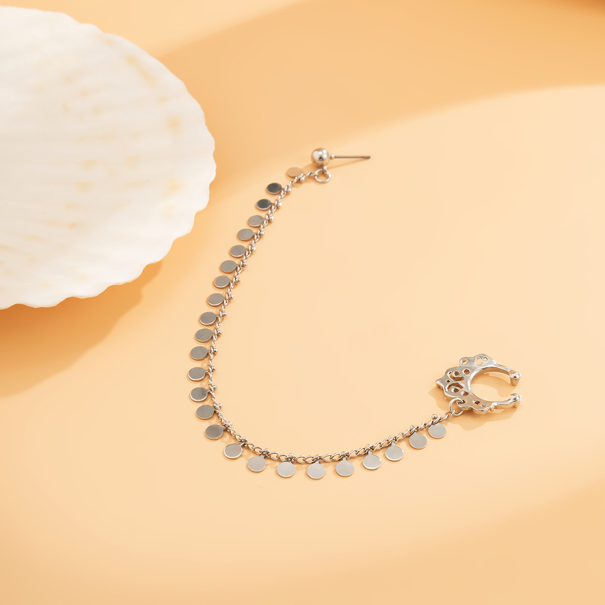 European and American jewelry, ethnic style, Su style, no punching nose studs, nose accessories, sweet and cool earrings, puncture nose rings_voghion.com