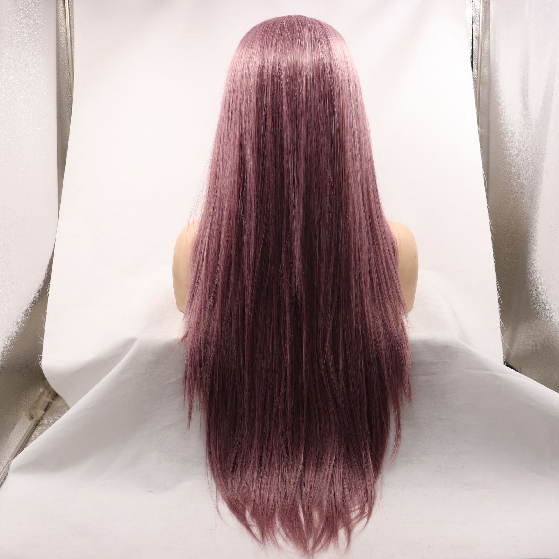 Pelucas Europeas y Americanas Long Straight Lace New Lace Front Wigs