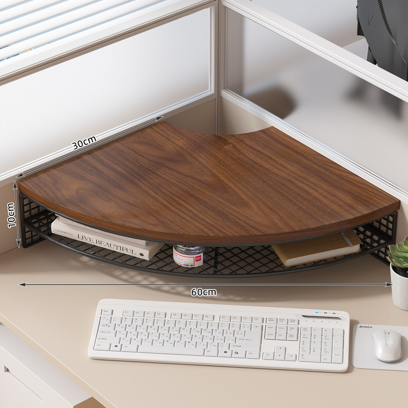 Desktop computer riser stand, laptop stand, desktop monitor riser stand, office desk organizer