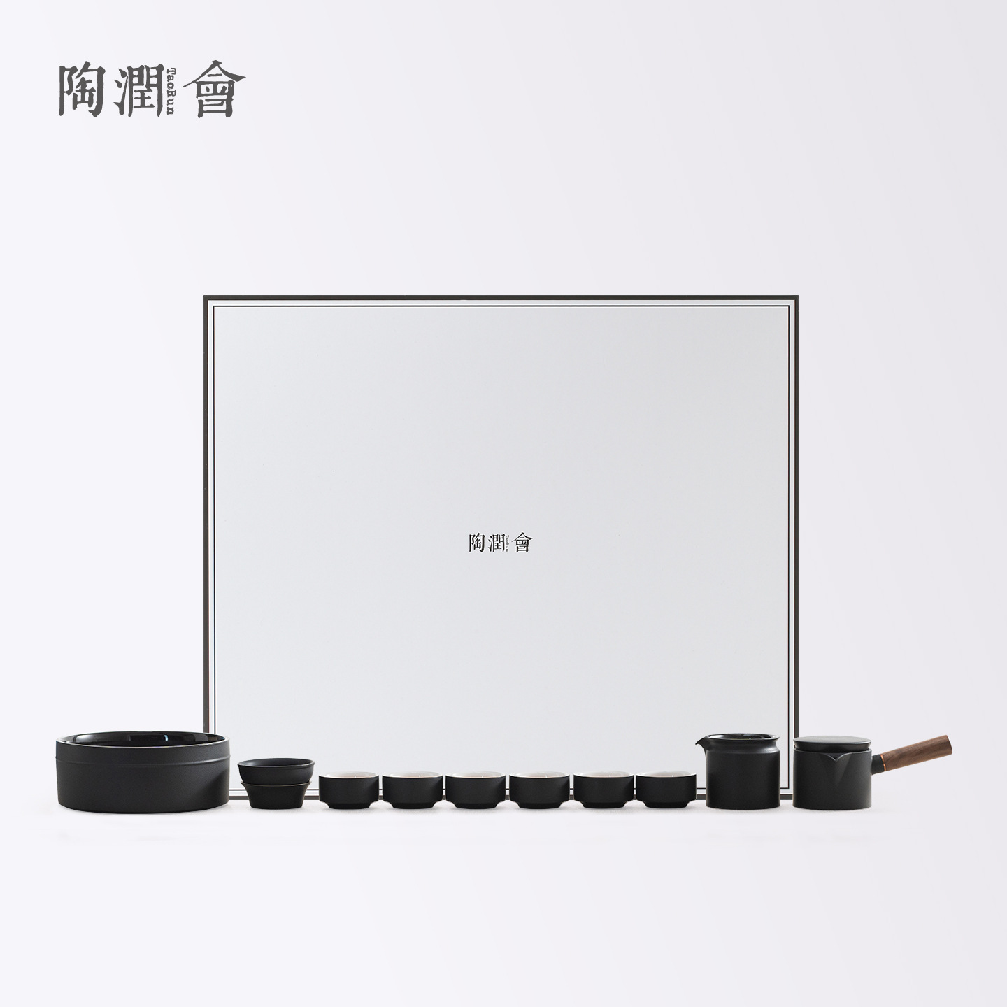 Juego de Té con Tetera de Asa Lateral para Regalo del Festival del Medio Otoño, Juego Completo de Estilo Chino, Juego de Viaje Simple para Uso Doméstico, Disponible en Existencia, Juego de Té al por Mayor