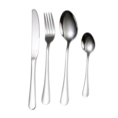 Amazon's best-selling product stainless steel tableware 24-piece set 1010 four main pieces knife, fork and spoon cross-border gift box set