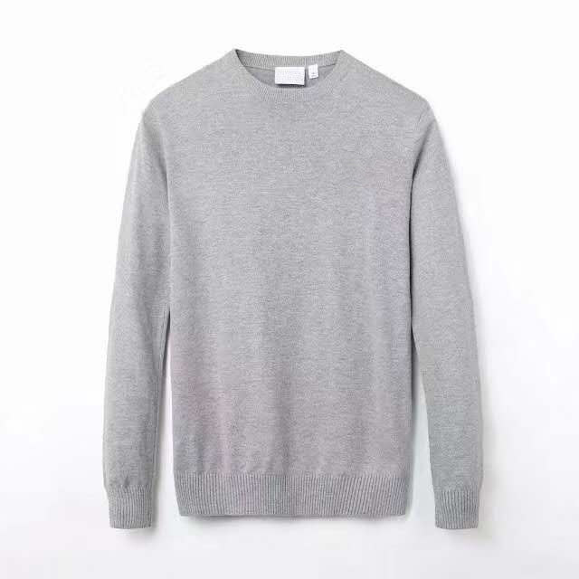 Cross-Border Export Autumn and Winter New Crocodile Men's Round Neck Knitwear Men's Knitwear French Fisherman Pure Cotton Knitwear