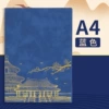 A4-Blue (soft leather paperback)