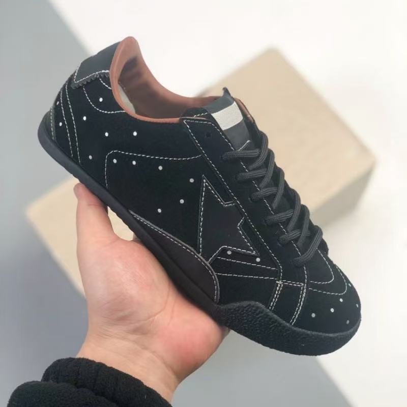 casual retro two-tone two-color shoelaces