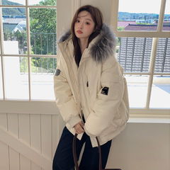 韩系棉服女2025冬季新款oversize宽松棉衣学生保暖面包服棉袄外套