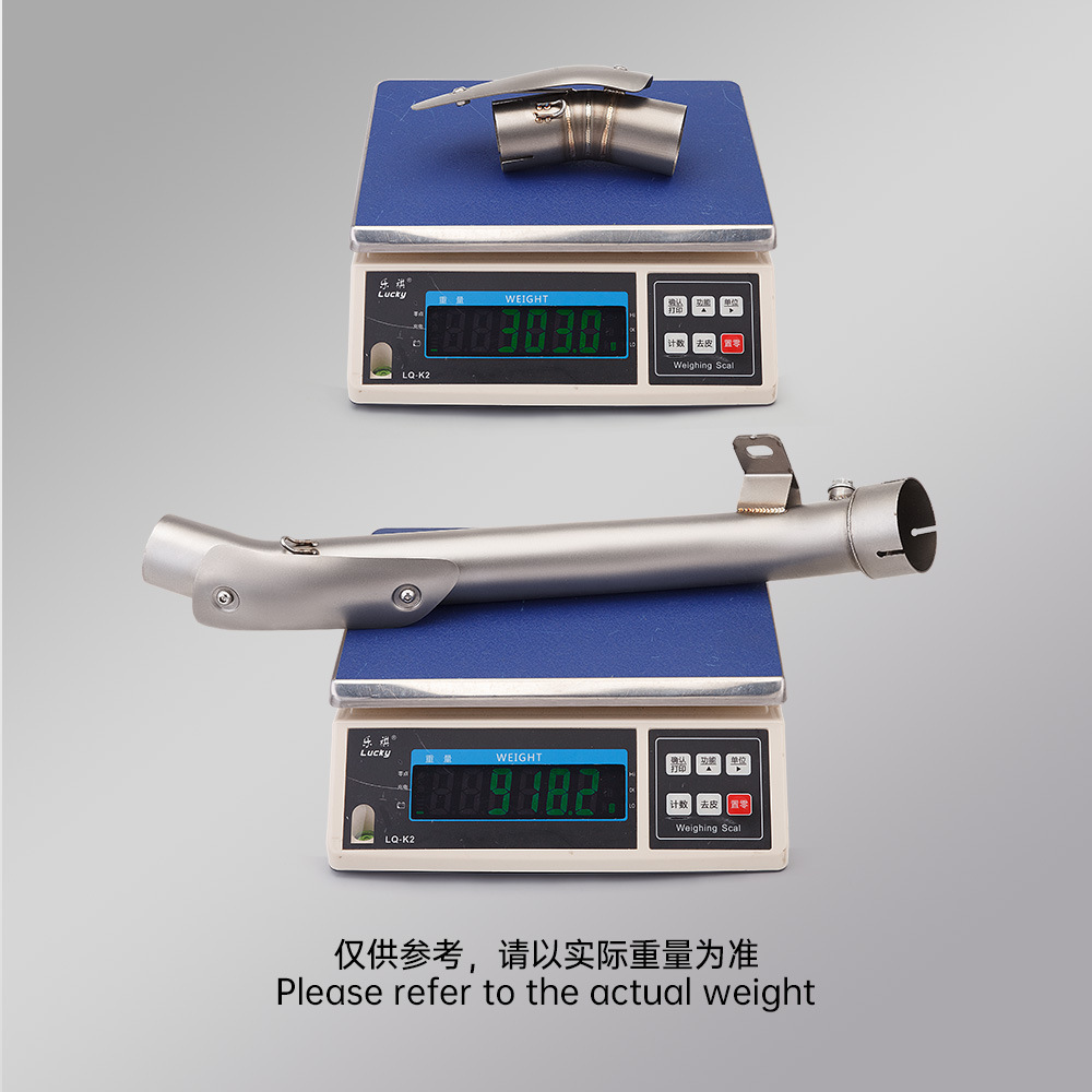 Suitable for Motorcycle Gsxr1000 Modification, Large R Middle Exhaust Pipe Tail Section, Non-Destructive Installation 2012-2022