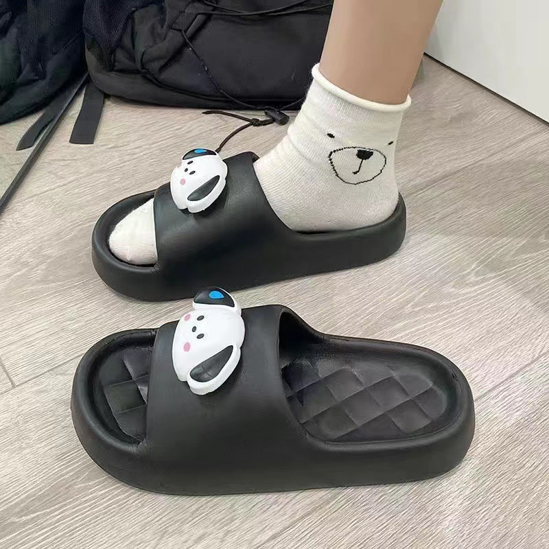 EVA 개 머리 검정색