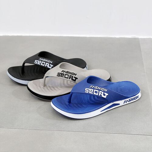 New style flip-flops for men summer casual Korean style soft-soled non-slip simple men's outer wear beach flip-flops for men