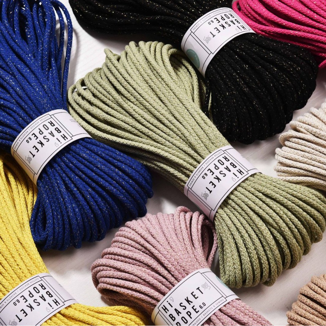 加金丝 6mm收纳盒车缝棉绳 BASKET ROPE  50米一扎 DIY收纳框绳