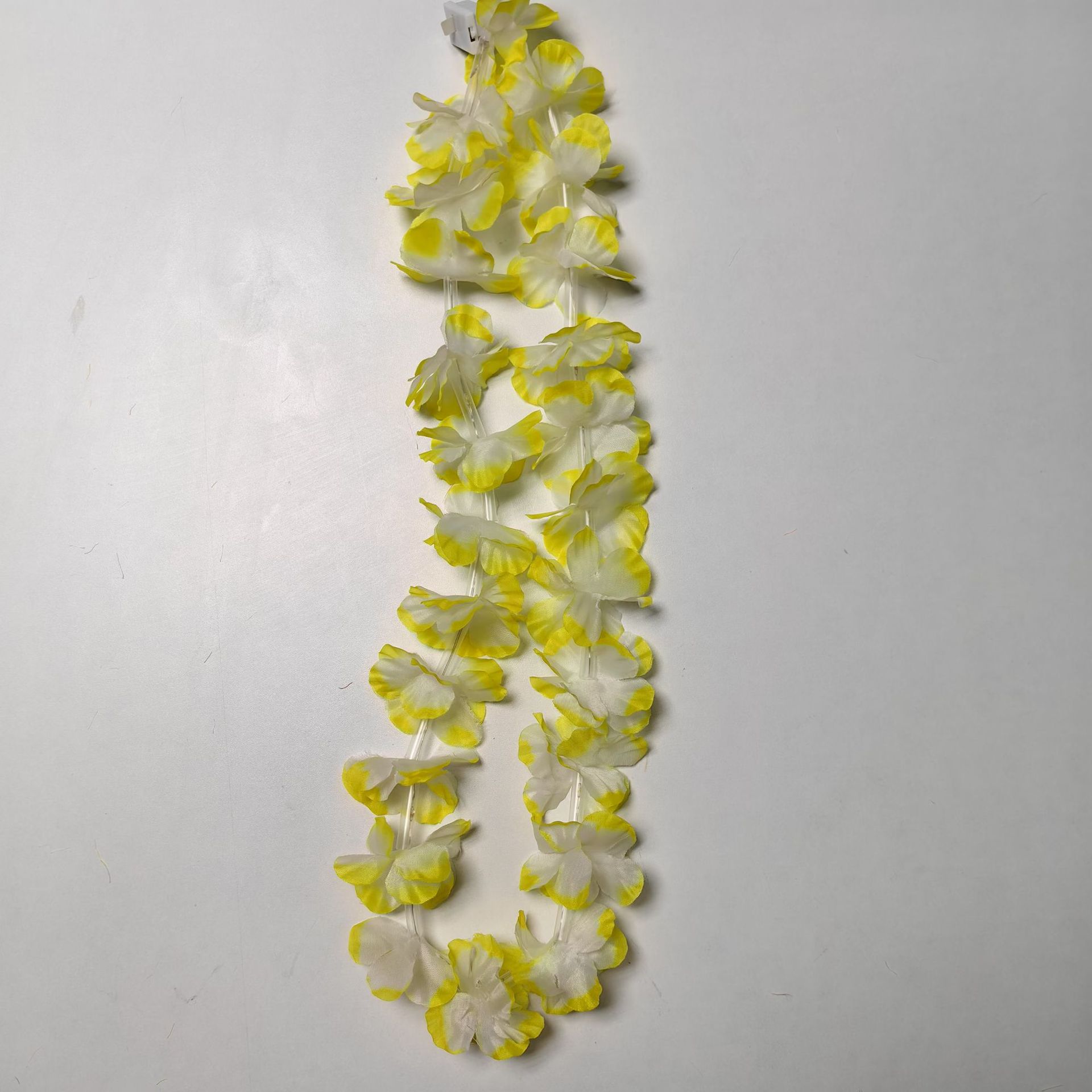 Fiesta festiva atmósfera decoración diseño de luces LED color guirlanda pétalos de diámetro 6.5 cm 10 luces 24 flores