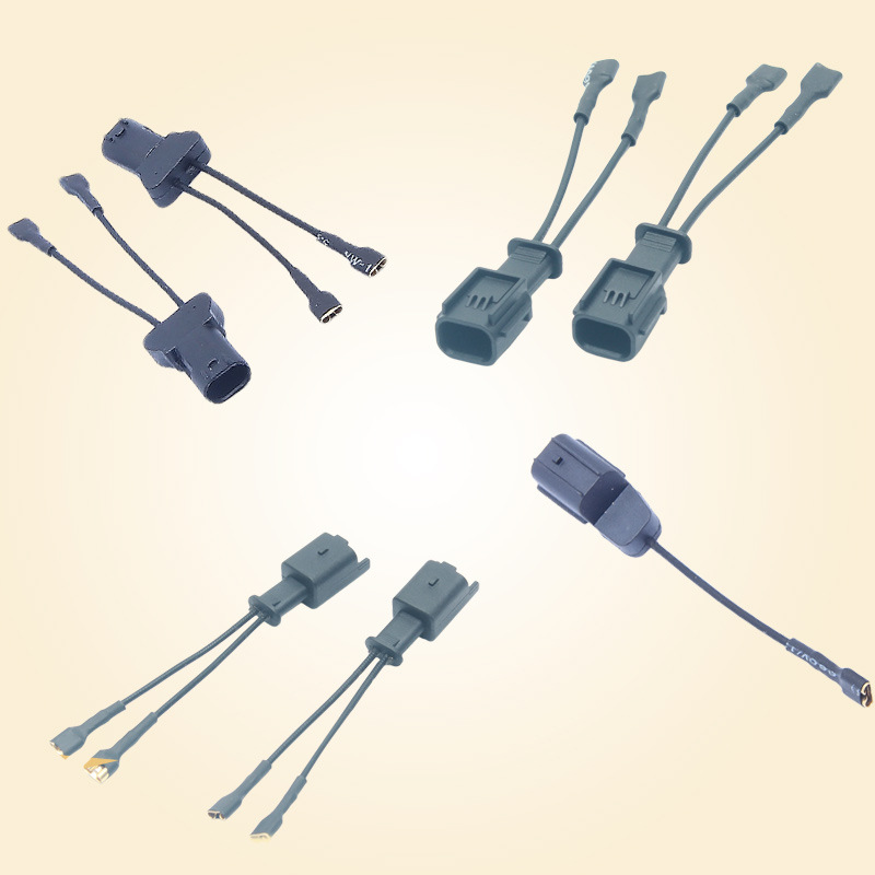 Aplicable a BMW Honda Toyota Volkswagen modernización de automóviles caracol bocina flauta enchufe enchufe arnés de cableado