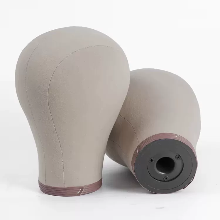 Wig, mannequin head, stand
